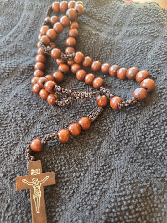 Wood Rosary