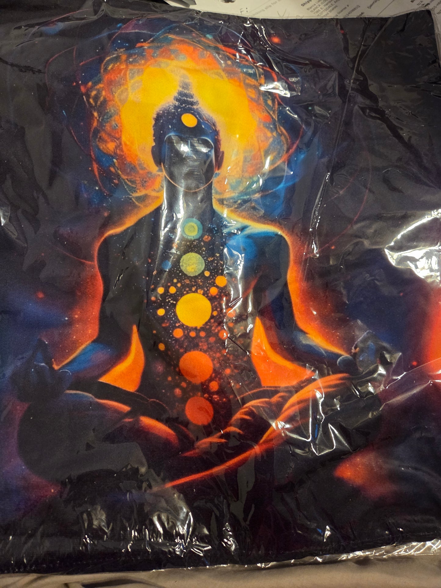 Chakra Illumination An Velvet Suede Cushion Cover