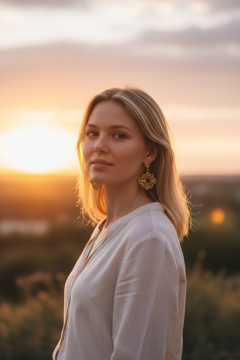 Plated Gold Filigree Earrings