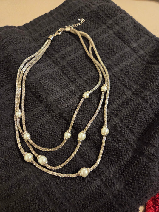 Grey Rope Necklace