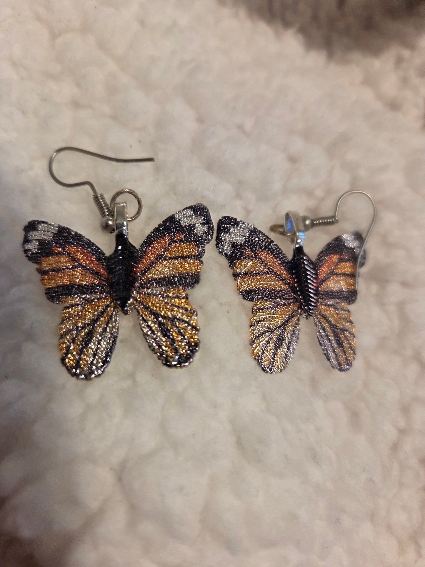 Brown Butterfly Earrings