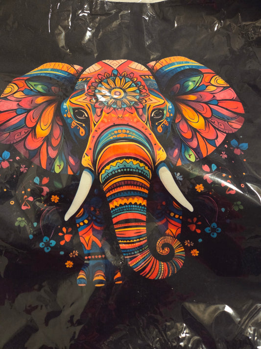 Mandala Elephant Velvet Suede Cushion Cover