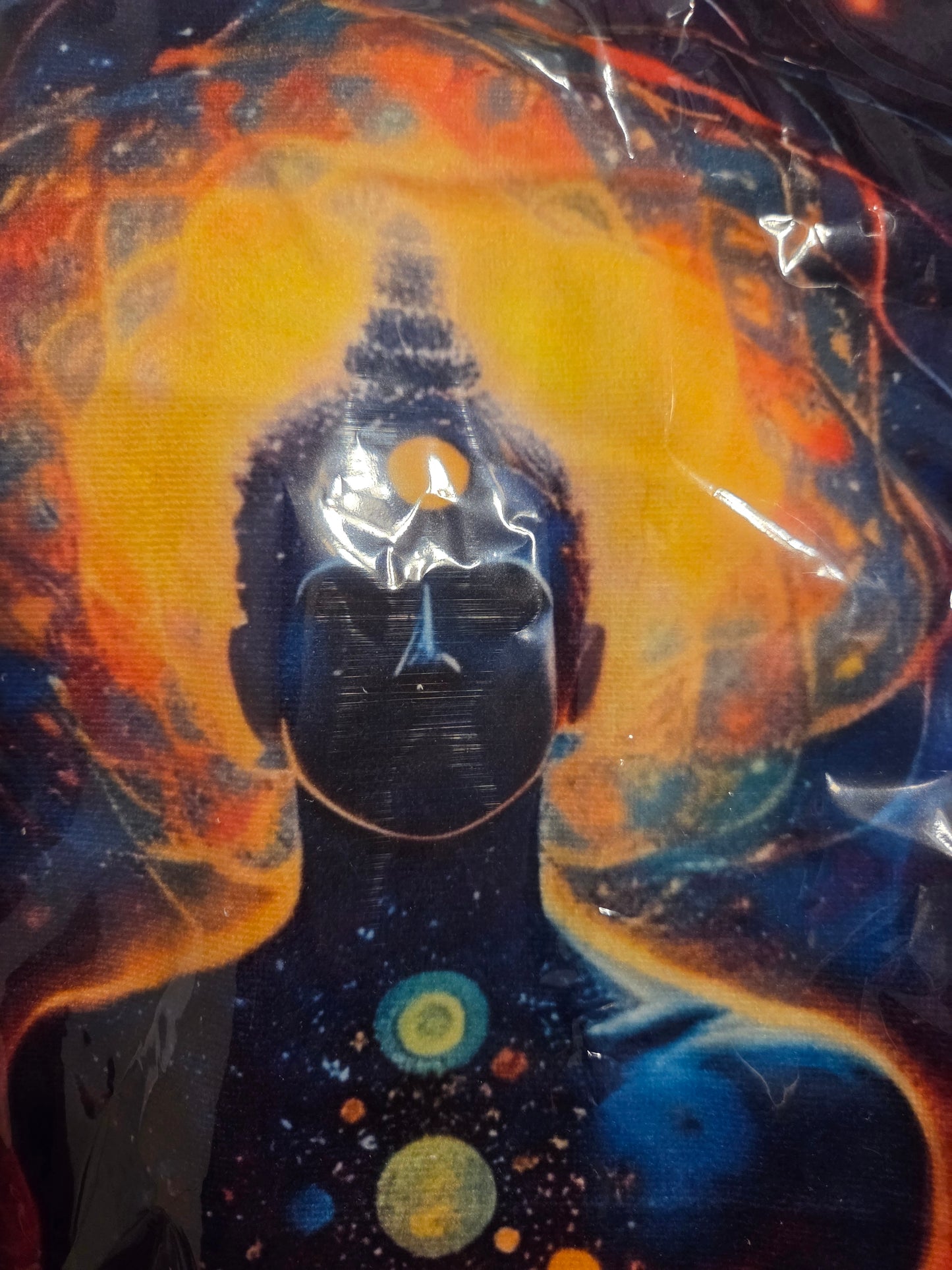 Chakra Illumination An Velvet Suede Cushion Cover