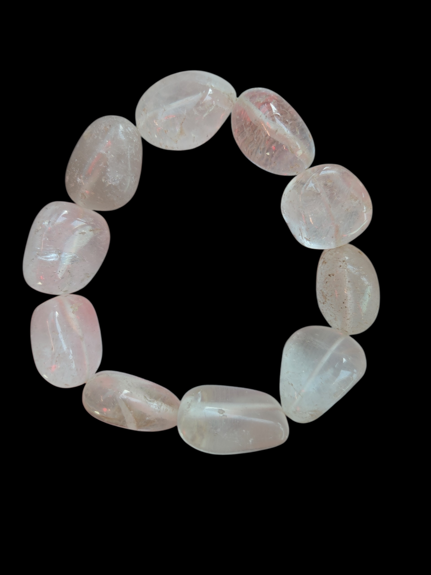 Crystal Quartz Tumbled Stone Bracelet
