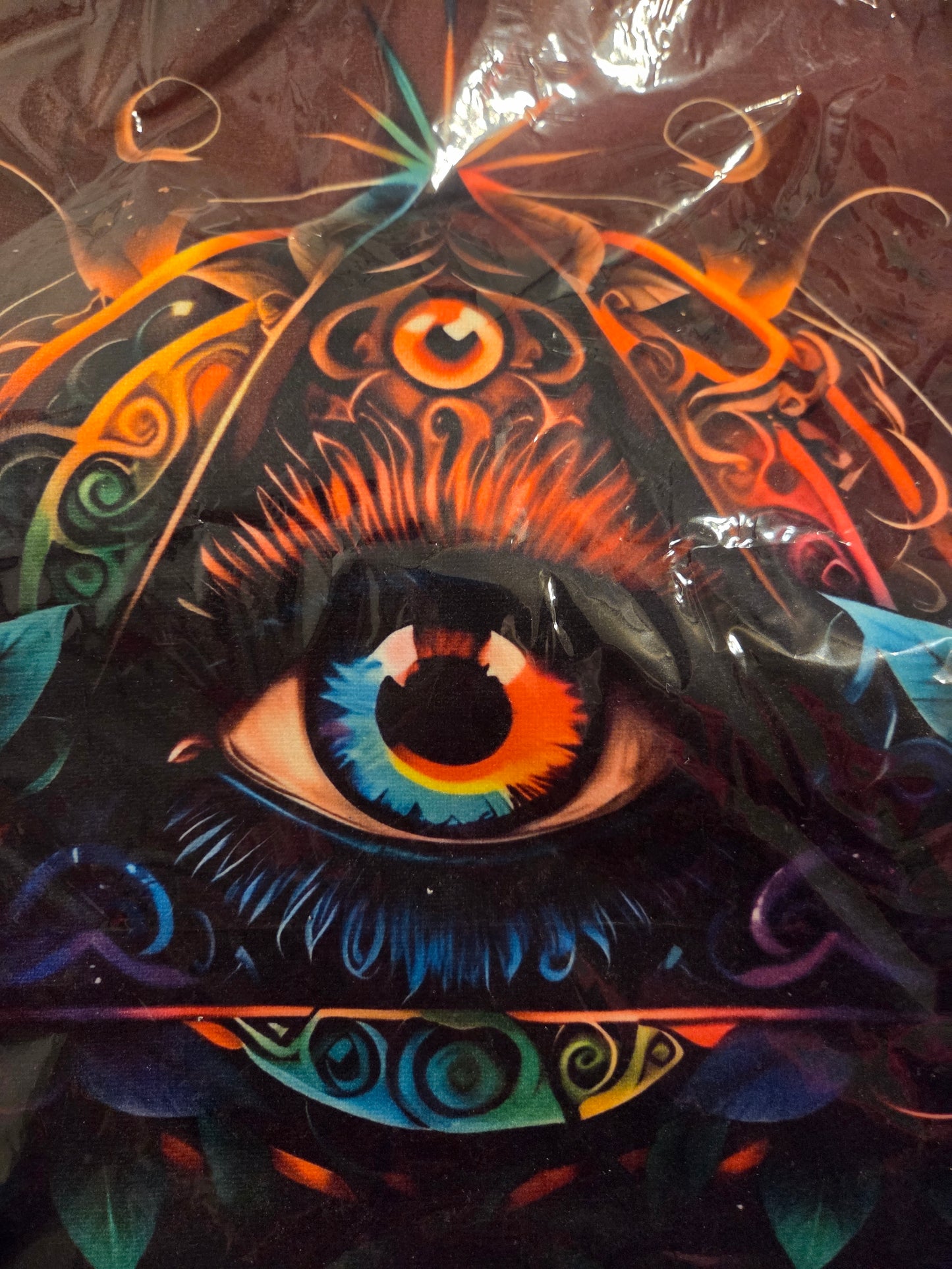 All Seeing Eye Velvet Suede Cushion
