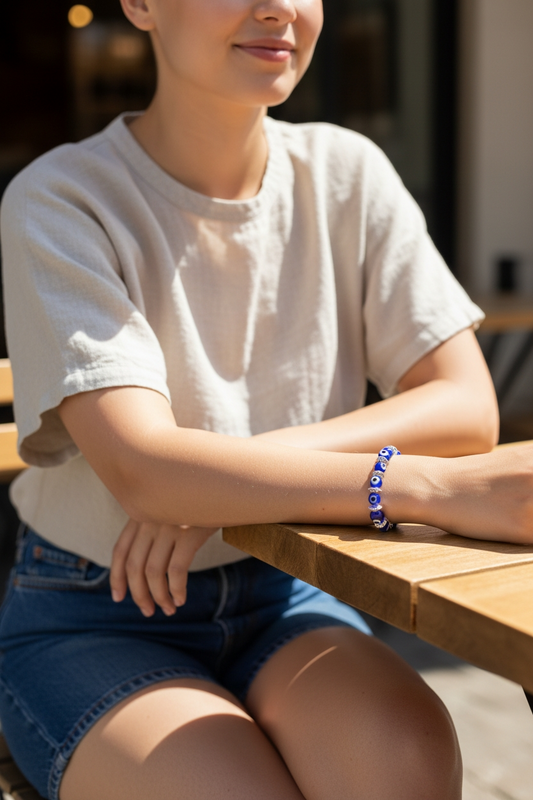 Evil eye bracelet