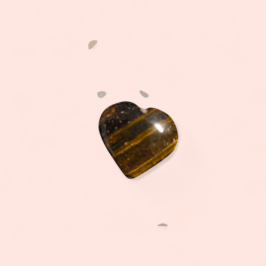 Tiger Eye Heart