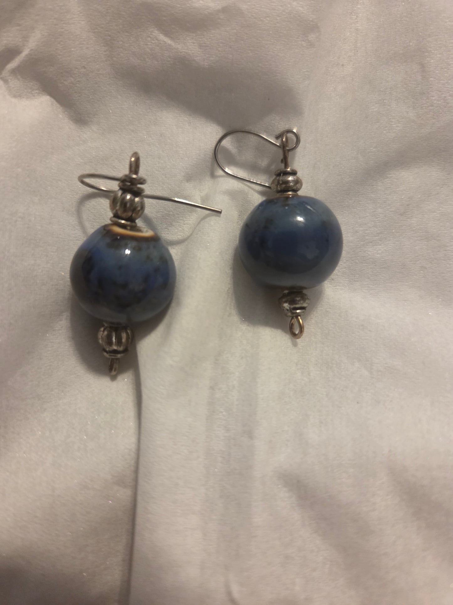 Blue hanging earrings 9