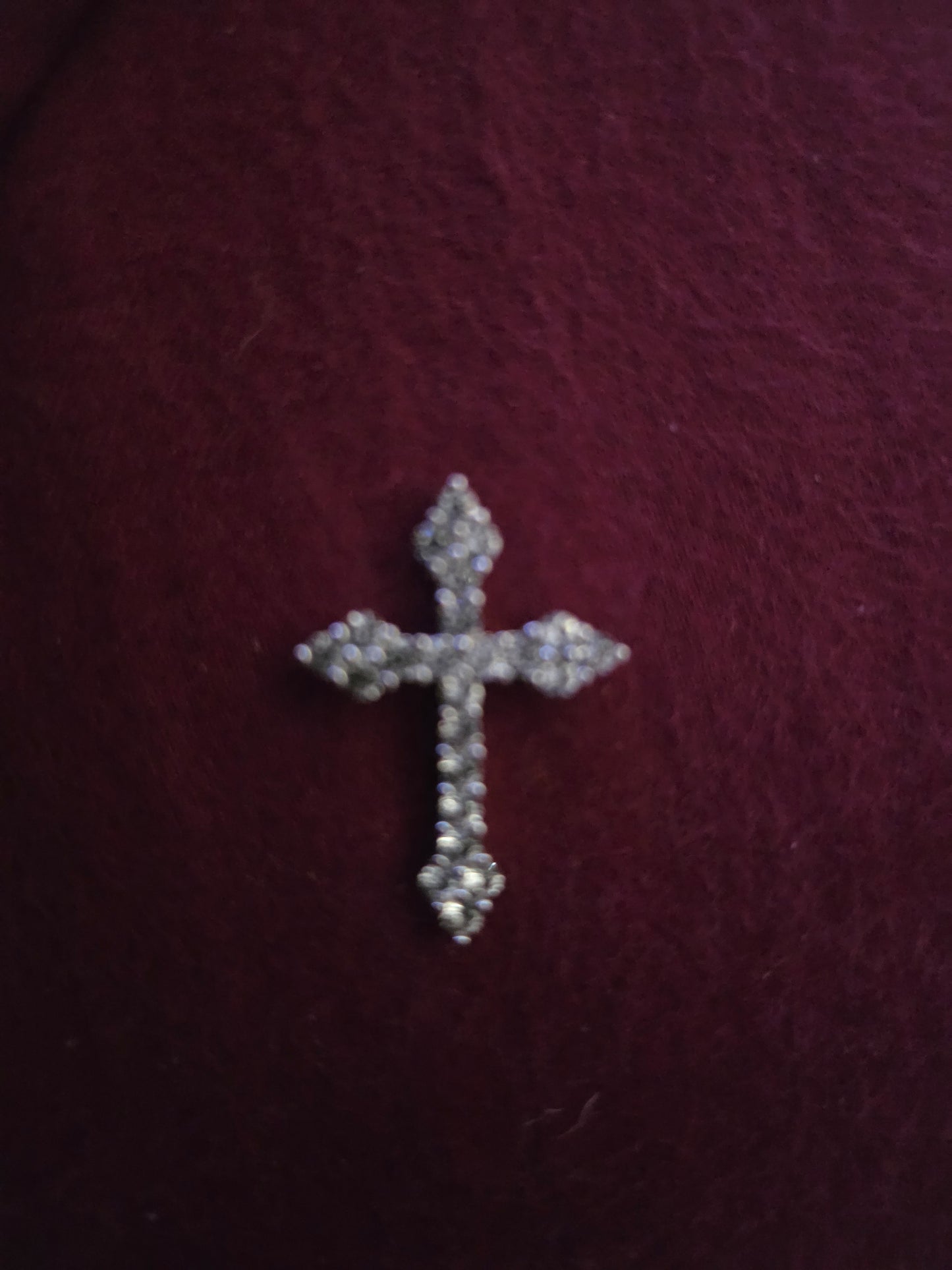 Rhinestone cross